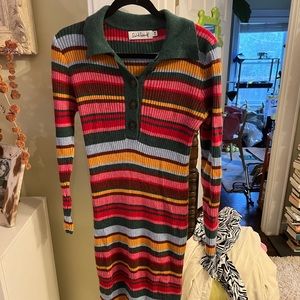 Rachel Antonoff Jackie Ribbed Polo Dress